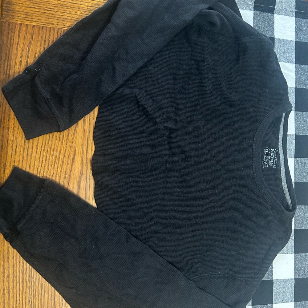 Perry Ellis Black Crop Top